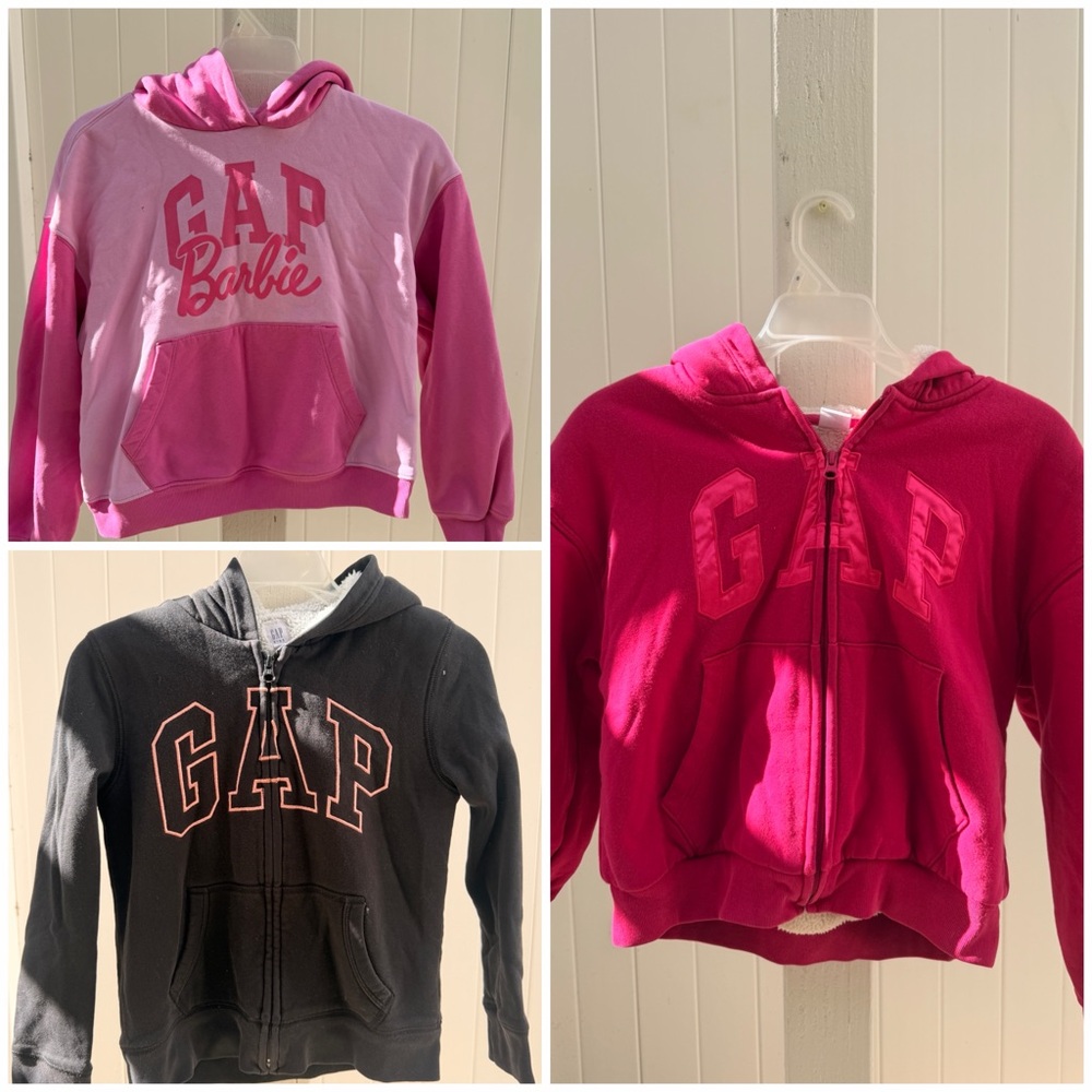 GAP Kids Girls Hoodie Bundle (3 Pack) – Size Large (10)